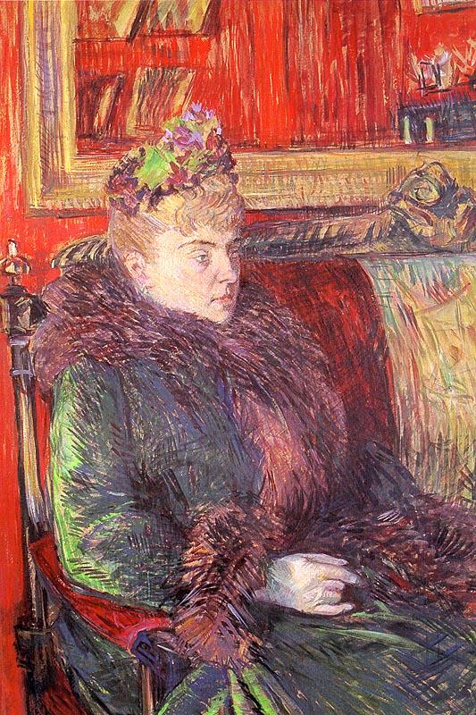 Madame de Gortzikoff,  Henri  Toulouse-Lautrec